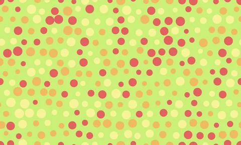 Colorful dotted pattern featuring round spots in a repeating layout. Ideal .. Stock Illustration