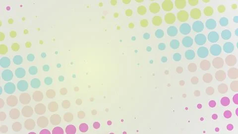 Colorful dotted pattern on light background Illustration