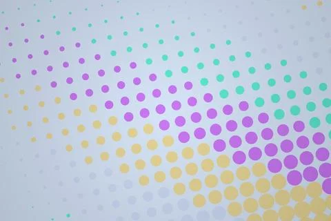 Colorful dotted pattern on light background Stock Photos