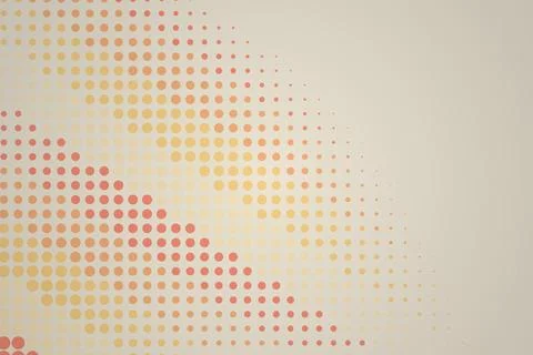Colorful dotted pattern with soft beige background Stock Photos