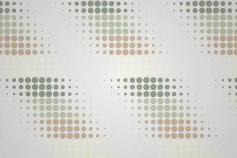 Colorful dotted pattern on white background for design Stock Photos