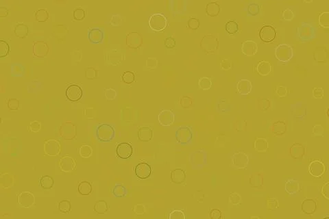 Colorful dotted pattern on a yellow background Stock Photos