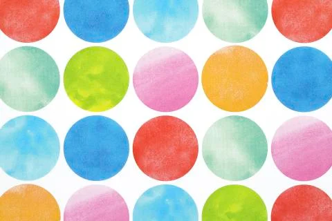Colorful dotted seamless pattern Illustrazione stock
