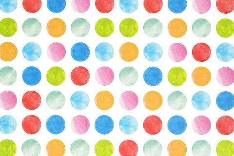Colorful dotted seamless pattern Stock Illustration