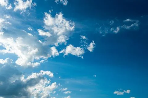 Colorful dramatic sky with cloud at sunset. 写真素材