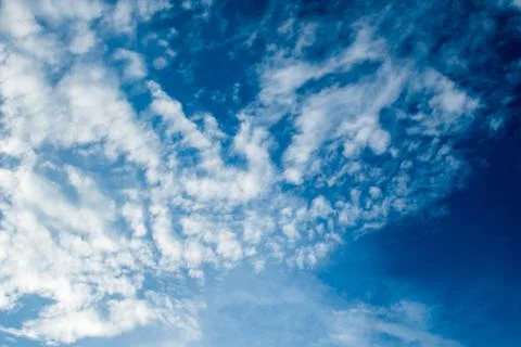 Colorful dramatic sky with cloud at sunset. 写真素材