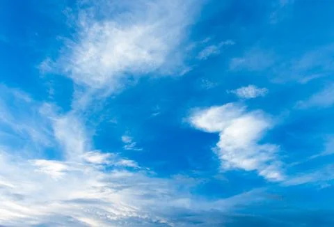 Colorful dramatic sky with cloud at sunset. 写真素材