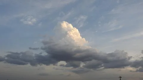Colorful Dramatic Sky With Cloud At Sunset. Sky Background On Sunset. clouds 写真素材