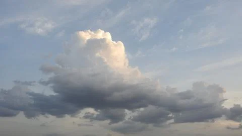 Colorful Dramatic Sky With Cloud At Sunset. Sky Background On Sunset. clouds Stock Photos