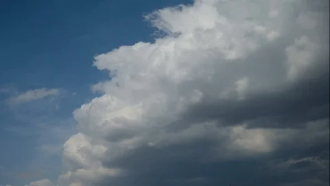 Colorful dramatic sky with clouds Stock Footage 127044429