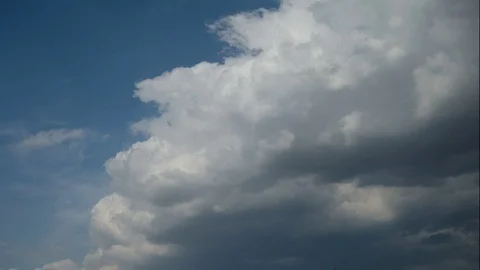 Colorful dramatic sky with clouds Video stock 127048039