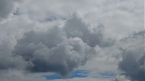 Colorful dramatic sky with clouds Video stock 127489645