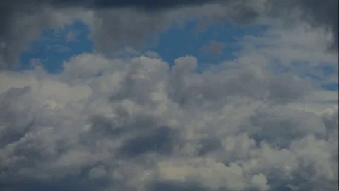 Colorful dramatic sky with clouds Stock Footage 127491474