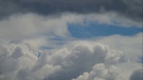 Colorful dramatic sky with clouds Stock Footage 127491817