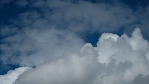 Colorful dramatic sky with clouds Stock Footage 127514564