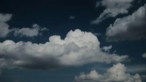 Colorful dramatic sky with clouds Stock Footage 128702667