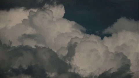 Colorful dramatic sky with clouds Stock Footage 128702732