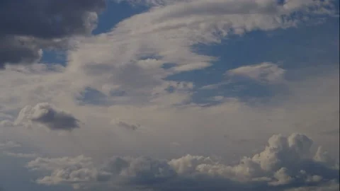 Colorful dramatic sky with clouds.Perfect for cinema, background.Timelapse Stock Footage 133194271