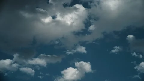 Colorful dramatic sky with clouds.Perfect for cinema, background.Timelapse Stock Footage 136274101