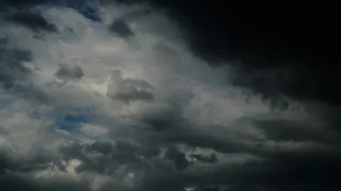 Colorful dramatic sky with clouds.Perfect for cinema, background.Timelapse Stock Footage 136504579