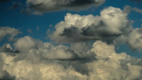 Colorful dramatic sky with clouds.Perfect for cinema, background.Timelapse Stock Footage 136672719