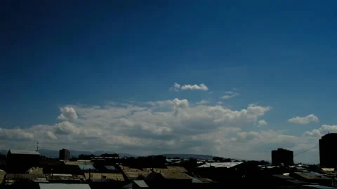 Colorful dramatic sky with clouds.Perfect for cinema, background.Timelapse Stock Footage 137445063