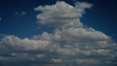Colorful dramatic sky with clouds.Perfect for cinema, background.Timelapse Stock Footage 137445287