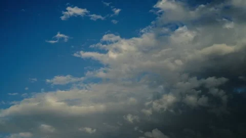 Colorful dramatic sky with clouds.Perfect for cinema, background.Timelapse Stock Footage 137446653