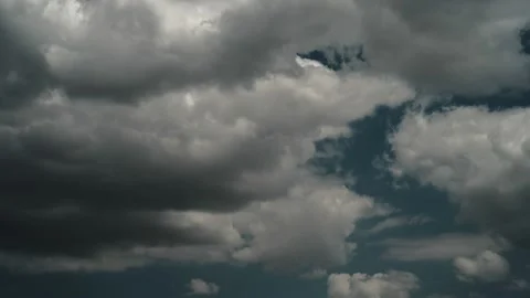 Colorful dramatic sky with clouds.Perfect for cinema, background.Timelapse Stock Footage 137447973