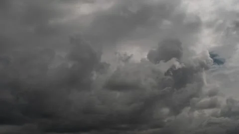 Colorful dramatic sky with clouds.Perfect for cinema, background.Timelapse Stock Footage 137966988