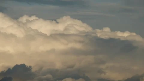 Colorful dramatic sky with clouds.Perfect for cinema, background.Timelapse Stock Footage 137968282