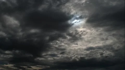 Colorful dramatic sky with clouds.Perfect for cinema, background.Timelapse Stock Footage 137968695