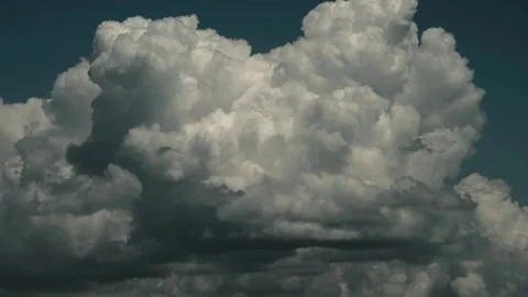 Colorful dramatic sky with clouds.Perfect for cinema, background.Timelapse Stock Footage 207642608