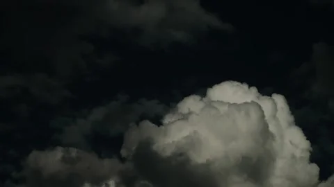 Colorful dramatic sky with clouds.Perfect for cinema, background.Timelapse Stock Footage 207642610