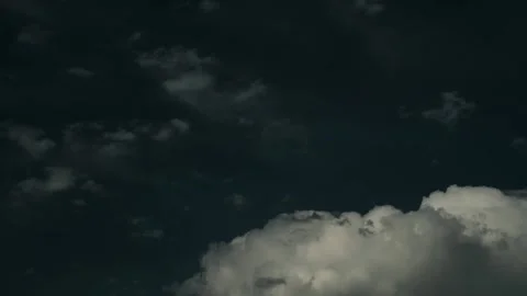 Colorful dramatic sky with clouds.Perfect for cinema, background.Timelapse Stock Footage 207642612