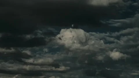 Colorful dramatic sky with clouds.Perfect for cinema, background.Timelapse Stock Footage 207642619