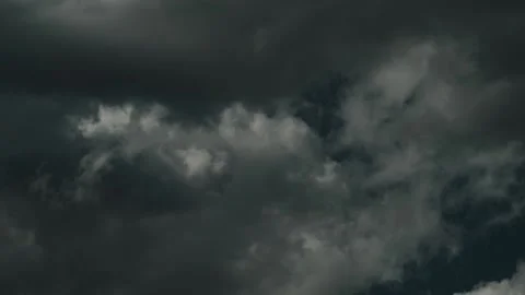 Colorful dramatic sky with clouds.Perfect for cinema, background.Timelapse Stock Footage 207642634