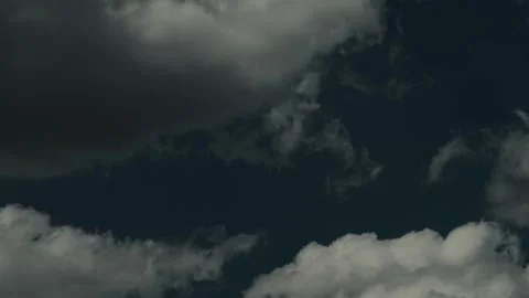 Colorful dramatic sky with clouds.Perfect for cinema, background.Timelapse Stock Footage 207642641