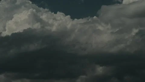 Colorful dramatic sky with clouds.Perfect for cinema, background.Timelapse Stock Footage 207642678