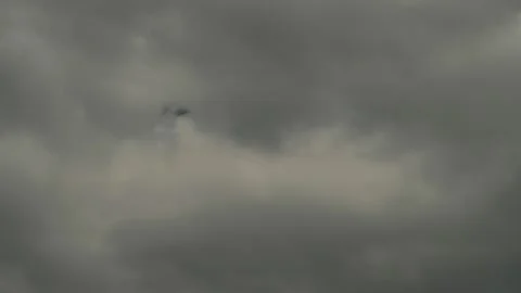 Colorful dramatic sky with clouds.Perfect for cinema, background.Timelapse Stock Footage 207642954