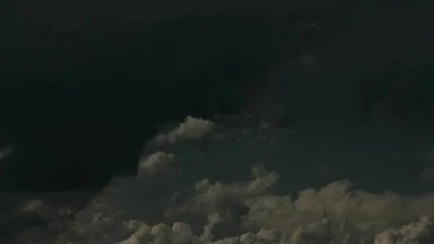 Colorful dramatic sky with clouds.Perfect for cinema, background.Timelapse Stock Footage 207642967