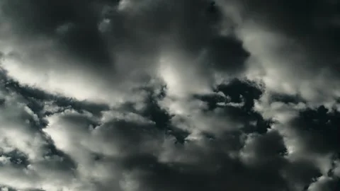 Colorful dramatic sky with clouds.Perfect for cinema, background.Timelapse Stock Footage 207643343