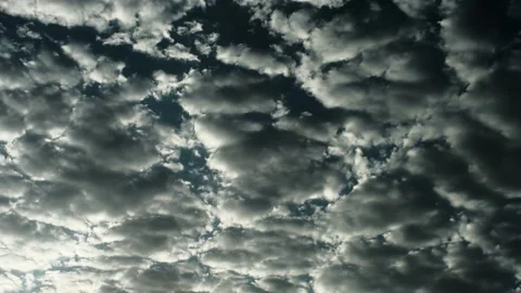 Colorful dramatic sky with clouds.Perfect for cinema, background.Timelapse Stock Footage 207643349