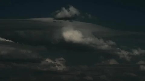 Colorful dramatic sky with clouds.Perfect for cinema, background.Timelapse Stock Footage 207643554