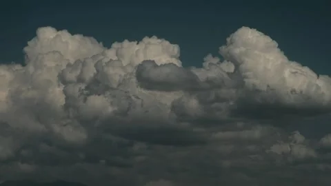 Colorful dramatic sky with clouds.Perfect for cinema, background.Timelapse Stock Footage 207643556