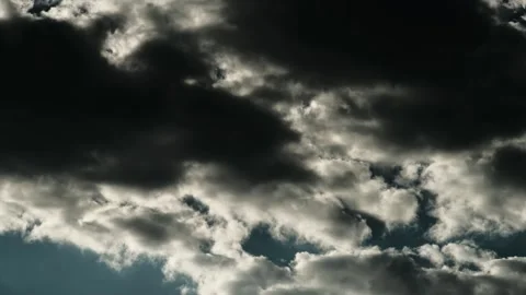 Colorful dramatic sky with clouds.Perfect for cinema, background.Timelapse Stock Footage 207643751