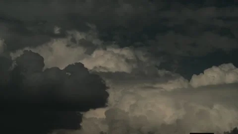 Colorful dramatic sky with clouds.Perfect for cinema, background.Timelapse Stock Footage 207643764