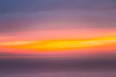 Colorful Dramatic Sky During Sunset. Cloudscape Background With Clouds At 写真素材