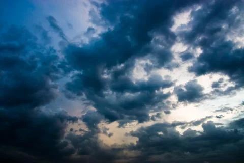 Colorful dramatic sky Foto stock