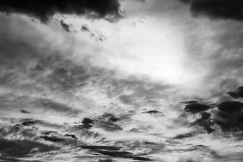 Colorful dramatic sky Stock Photos